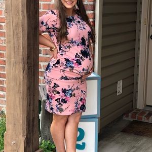 Pink Blush Maternity Dress!